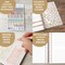 bloom daily planners Undated Soft Cover Planner, 5.5" x 8.25", Tan Leopard